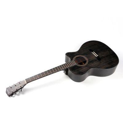 LS-130TBK Acoustic guitar Black color 40 inch guitar factory wholesale OEM high quality guitar with cheap price