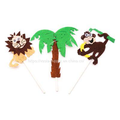 Party Decorative Animal Picks for Cupcake Toppers Kid Birthday Party photo-4