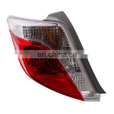 Left Driver Side Rear Tail Light Lamp Assembly Replacement For 2012 - 2014 Toyota Yaris DOT Approved