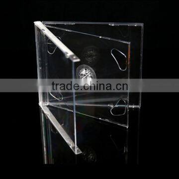 10.4mm single/double clear/color/black tray jewel cute cd case