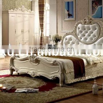 Luxury french bed room furniture sets