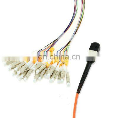 24 Cores MPO to LC Female Male Optical Fiber Patchcord Multi mode Fiber Optic Patch cord Fiber Jumper