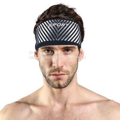 supply Sports Headbands for Men, Mens Sweatband & Sports Headband Moisture Wicking Workout Sweatbands for Running, Cross Training, Yoga and Bike Helmet Friendly