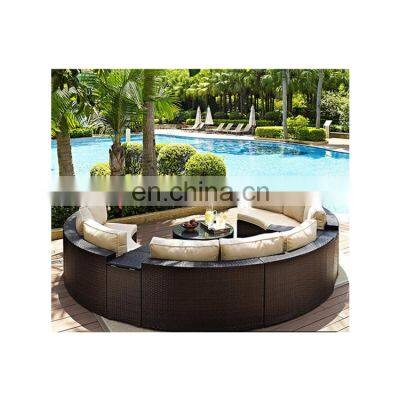 Hotel outdoor sofa popular outdoor furniture set new modern furniture outdoor rattan sofa