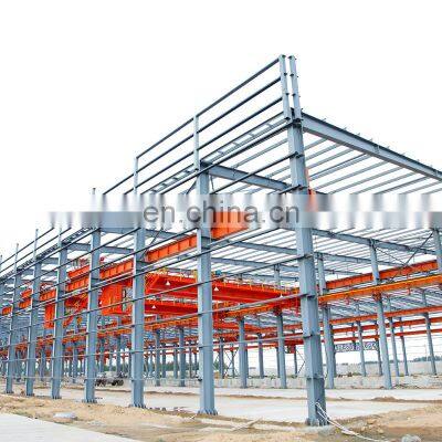 Senegal Top Level Factory Cheap Light Prefab Warehouse Workshop Autocad Construction Steel Structure Drawing