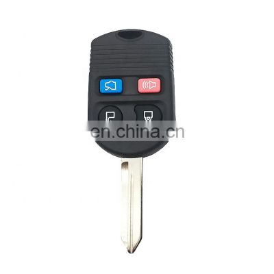 4 Button Remote Smart Car Key Case Shell Cover Blank Fob For Ford Keys