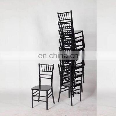 Factory wholesale quality event banquet wedding tiffany chairs silver chiavari chairs with cushion