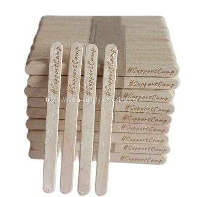 Hot Sale Cheap Sturdy Disposable Custom Popsicle Stick wooden Ice Cream Sticks