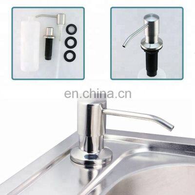 New Liquid Bathing Fancy Stainless Steel Hand Soap Gel Pump Soap Dispenser Bottle For Hotel Bathroom Wholesale From China photo-4