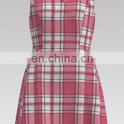 China Made Polyester Rayon TR Yarn Dyed Plaid for Dress and Skirt photo-5