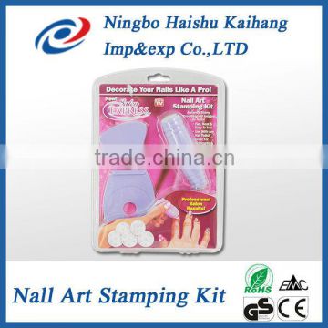 Stamping nail art / Salon Express / Acrylic Nail Kit As Seen On TV