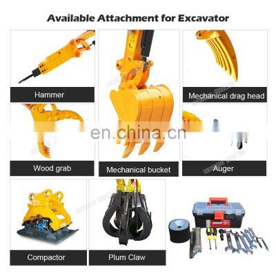 Hengwang HW90 9 Ton Four Wheel Drive Excavator New Hydraulic Wheel Excavator Machine Mini Wheel Excavator For Sale