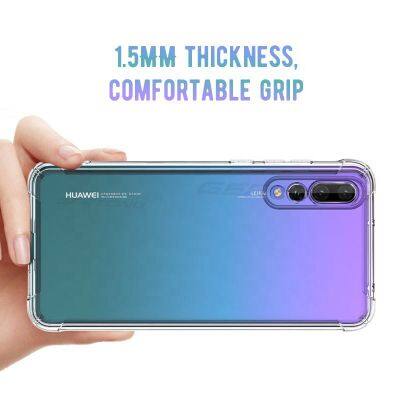 Transparent TPU Clear Fashion Phone Case Cover For Huawei P20 30 40 50 Pro photo-4