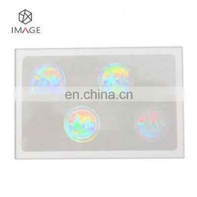 Clear Self Adhesive Holographic Overlay for ID Card, Easy to Apply and Strong Hold photo-4