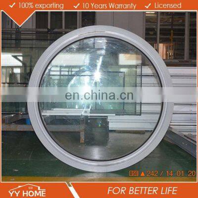 Modern New House Soundproof Picture Window Aluminum Half Circle Window photo-4
