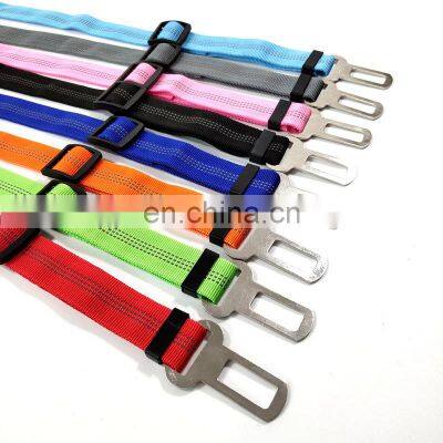 Pet Car Seat Belt Dog Seat Belt Dog Leash Vehicle Belt Adjustable Cushioning Elastic Reflective Safety Rope for Dog Cat photo-3