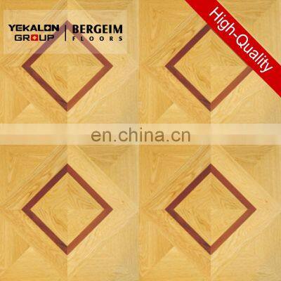 Bergeim Floors Multi-Layer Engineered Oak Chevron Unfinished Parquet Flooring photo-4
