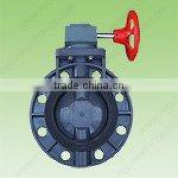 PVC Butterfly Valve(worm gear type)