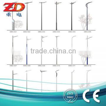 8m single arm street light pole drawing