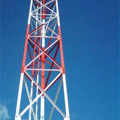 Three Legged Lattice 60 Degree Angle Steel Telecom Tower