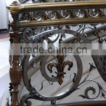 Iron balcony railings