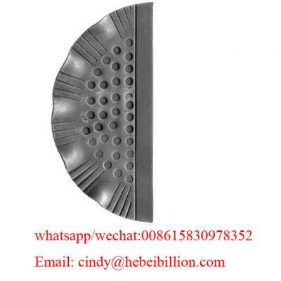 Wrought Iron Components Forged Elements Sheet Lock Plate Inactive Lock Box Trim for Gate Railing Handrail Balustrade