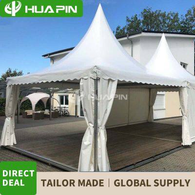 Can be connected and installed waterproof portable pagoda tent roof top event canopy tent for sale