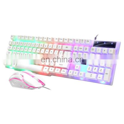 wired backlight keyb cf lol glowing free&easy led gaming set keyboard mouse