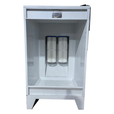 Environmental Protection Powder Recycling Secondary Filtration Professional Manual Powder Electrostatic Spraying Booth