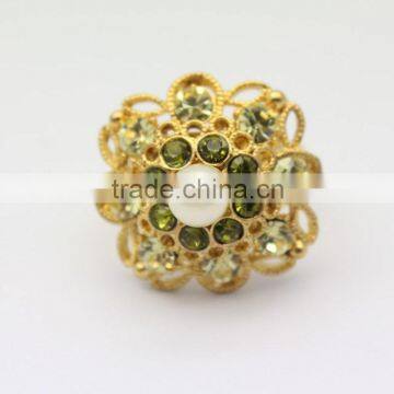 Make Fashion Jewelry Rings Ancient Style Rings Shiny Diamond Pearl Rings photo-5