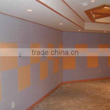 Sound absorbing polyester acoustic board