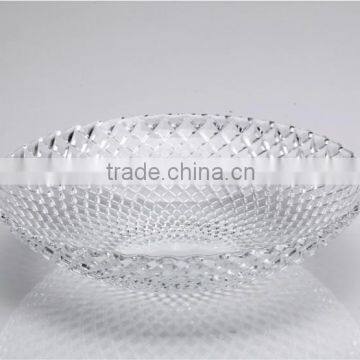 CE/EU/FDA/SGS/LFGB HIGH QUALITY DECORATIVE GLASS PLATE ,ROUND GLASS FRUIT PLATE,PAINTED GLASS PLATE photo-3