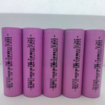 Lithium Ion Battery Cell 21700 4000mAh 3.6V Rechargeable Cell photo-5