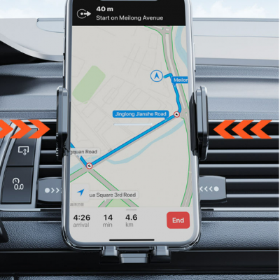 Rotating Phone Holder 360 Dashboard Car Phone Holder Air Vent Universal Accessories 2 in 1 Phone Holder photo-5