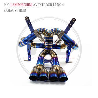 HMD Titanium Alloy Exhaust Catback is Suitable for Lamborghini Aventador LP700-4/LP740/SVJ Muffler Valved Exact Fit For Cars WhatsApp+86 18946955156