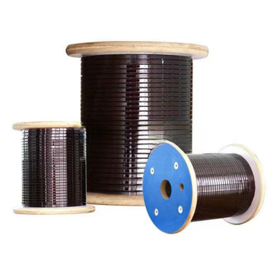 Transformer Winding Enameled Wire Aluminum Magnet Wire Enameled Wire Flat   Shaped for Motor Inverter Transformers