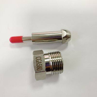 Accesorio de cilindro de gas de acero inoxidable 316 para equipos de soldadura y corte