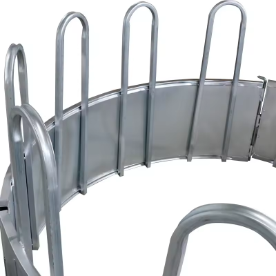 Cattle Round Bale Feeder With Cover Roof and Waterproof Horse Hay Feeder for Sheep Farm photo-3