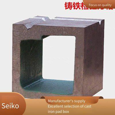 Cast Iron Square Box, Inspection, Measurement and Marking T-slot Auxiliary Heightened Square Cylinder Pad Box for Cnc Machine Tools photo-3