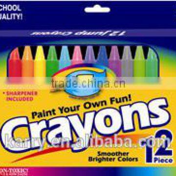 12 Pens Crayons In 1.1 Cm In Diameter B0012