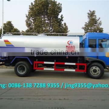 FAW 8-10T WATER TANK TRUCK, 4X2 WATER DELIVERY TRUCKS CHEANP PRICE ON SALE IN Uzbekistan