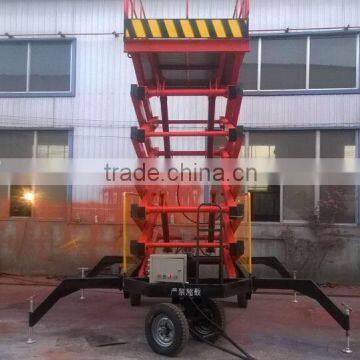 6m 500kg Mobile Hydraulic Scissor Platform/aerial Platform photo-5