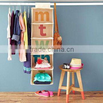 Wall hanging Daily activity organizer for kids hanging closet