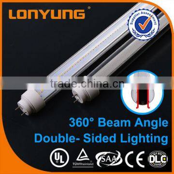 T10 double-side Hot Sale LED T8 Tube with 1200mm 18W Light Efficacy six tube light