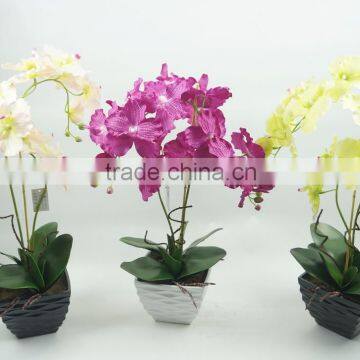 Best Selling Indoor Decoration Artificial Flowers Fake Orchid photo-6
