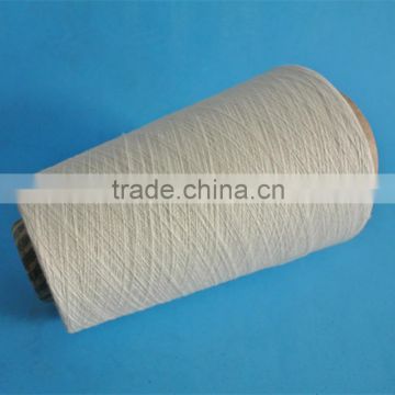 Raw white 16s polyester yarn / 100% polyester spun yarn / polyester close virgin yarn