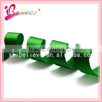 Made in China high quality smooth polyester satin ribbon solid color petersham ribbon