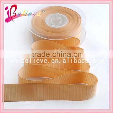 Wholesale yiwu market fancy environmental grosgrain gold ribbon