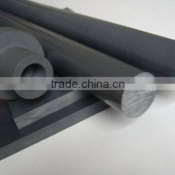 Good Electrical Insulation Surface Smooth Black Plastic Rod PVC photo-3
