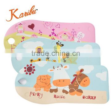 PM3327 2016 Karibu Safety Baby Foldable Anti-slip Cartoon Soft Changing Sponge Bath Mat Promotion for Gift